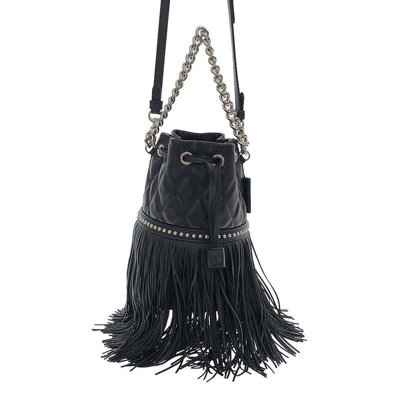 J&M DAVIDSON / ジェイアンドエムデヴィッドソン QUILTED MINI FRINGE STUDS CARNIVAL BAG カーニバル チェーンハンドル ショルダーバッグ