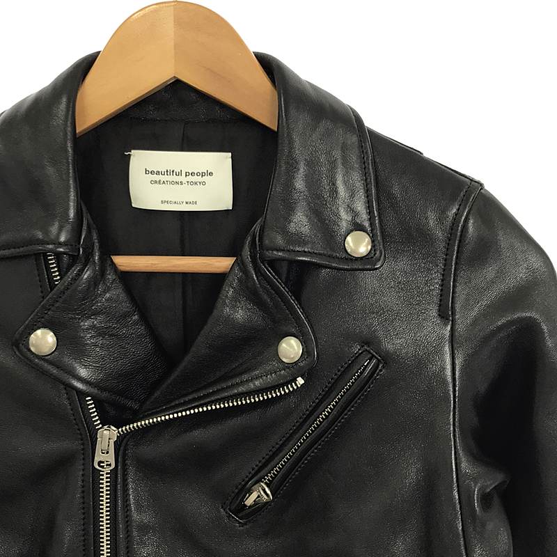 beautiful people / ビューティフルピープル vintage leather riders jacket ライダースジャケット