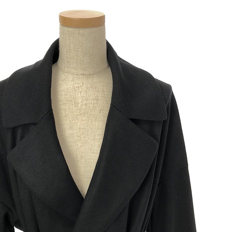 08sircus / ゼロエイトサーカス ウール ベルト付き シングル オーバー コート