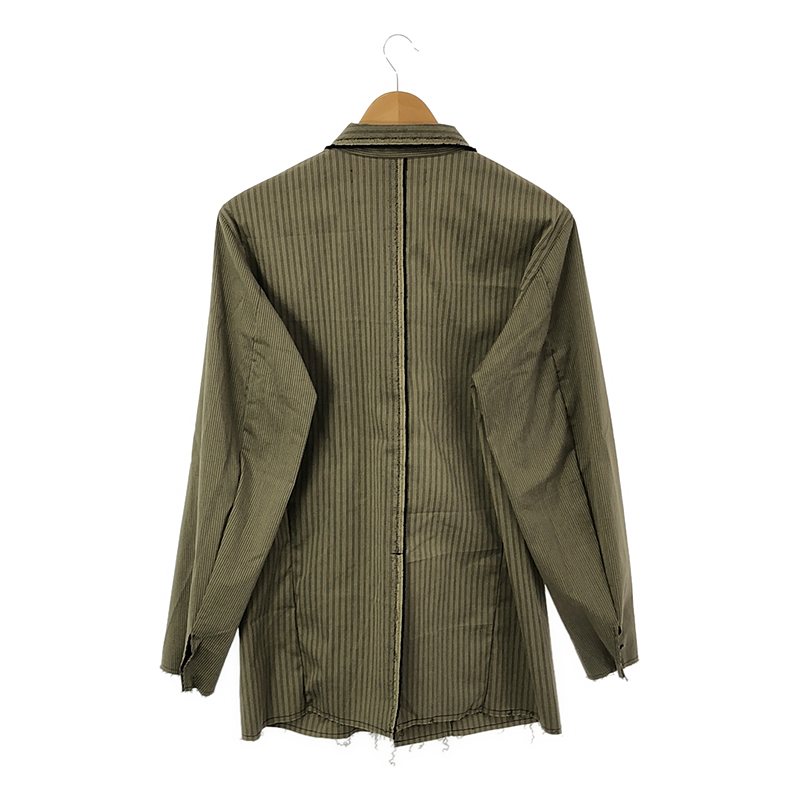 OLUBIYI THOMAS / オルヴィトーマス work wear shirt ストライプ ワークシャツ