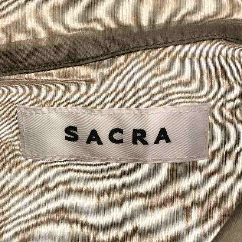 SACRA / サクラ PREMIUM SILK COTTON SHIRT シアー コットン シャツ