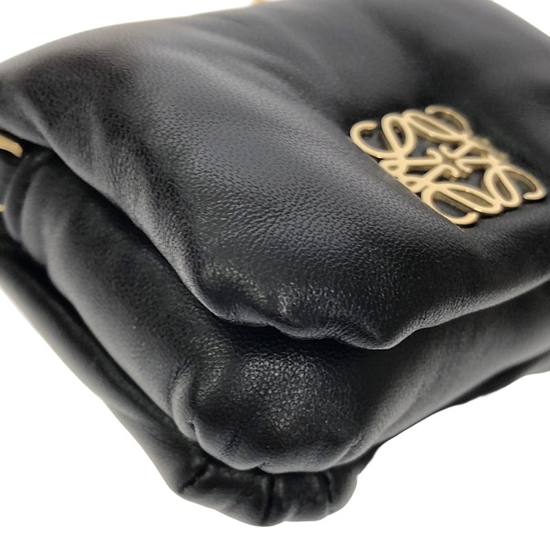 LOEWE / ロエベ GOYA PUFFER CASE アナグラムロゴ ゴヤ パファー ケース チェーン ミニショルダー