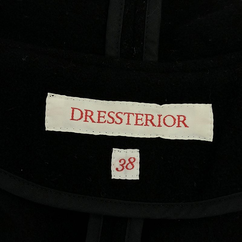DRESSTERIOR / ドレステリア ウール フーデッドコート