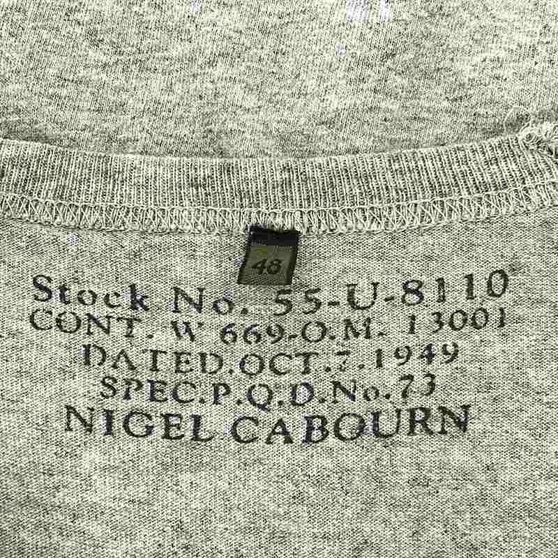 ​NIGEL CABOURN / ナイジェルケーボン BASIC POCKET TEE コットン ベーシック ポケットTシャツ