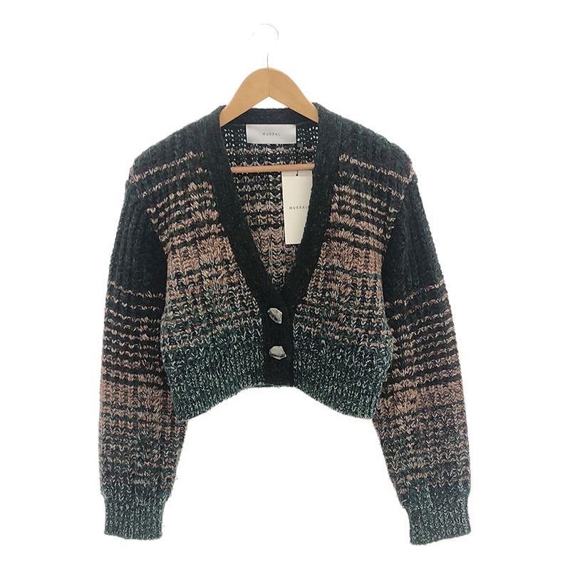 トップス MURRAL Gradation knit short sweater MURRAL】Gradation knit short sweater