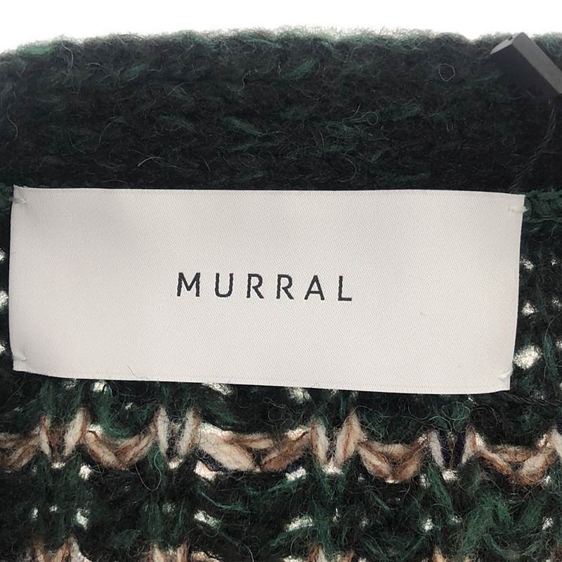 MURRAL / ミューラル Gradation Knit short cardigan カーディガン