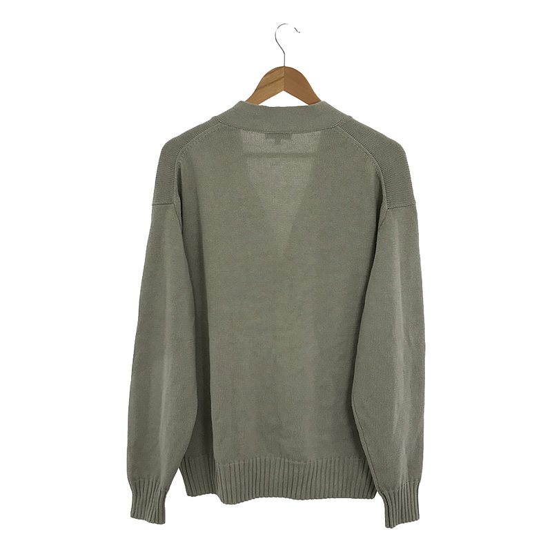 MARGARET HOWELL / マーガレットハウエル コットン リネン Vネック ニットカーディガン