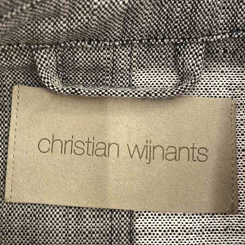 Christian Wijnants / クリスチャンワイナンツ ウール ステンカラーコート