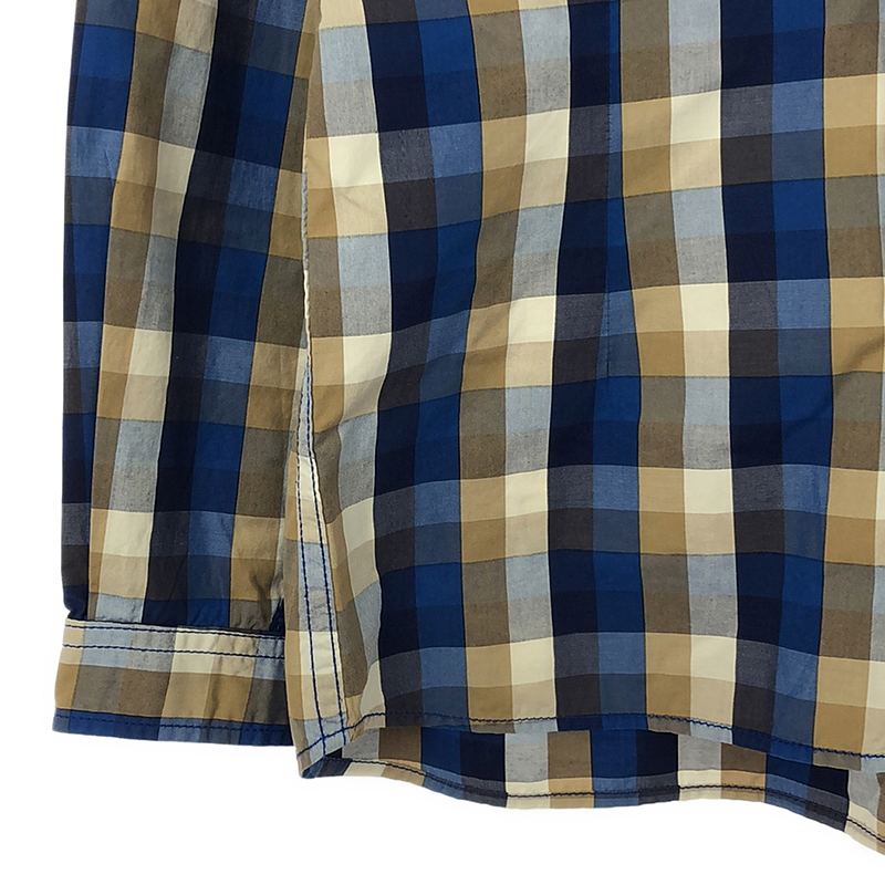 White Mountaineering / ホワイトマウンテニアリング マルチカラーチェック フライフロント シャツ