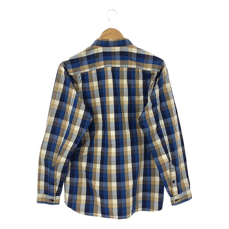 White Mountaineering / ホワイトマウンテニアリング マルチカラーチェック フライフロント シャツ