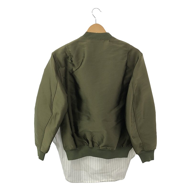 3.1 Phillip Lim / スリーワンフィリップリム ドッキング レイヤード シャツ ボンバージャケット / ブルゾン