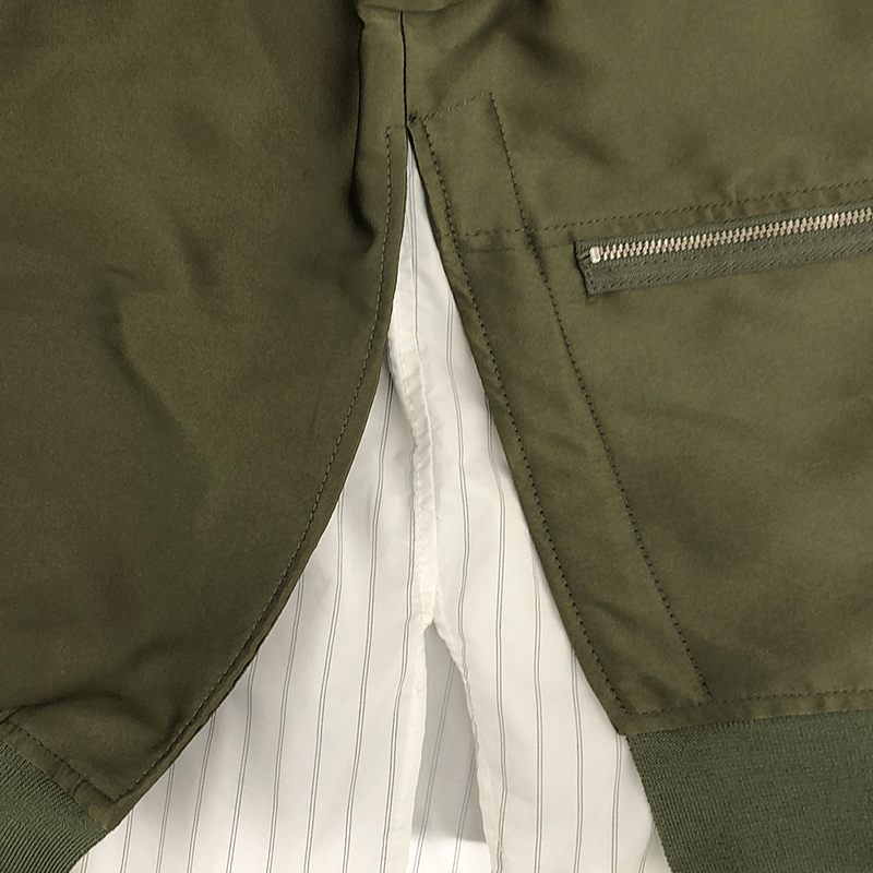 3.1 Phillip Lim / スリーワンフィリップリム ドッキング レイヤード シャツ ボンバージャケット / ブルゾン