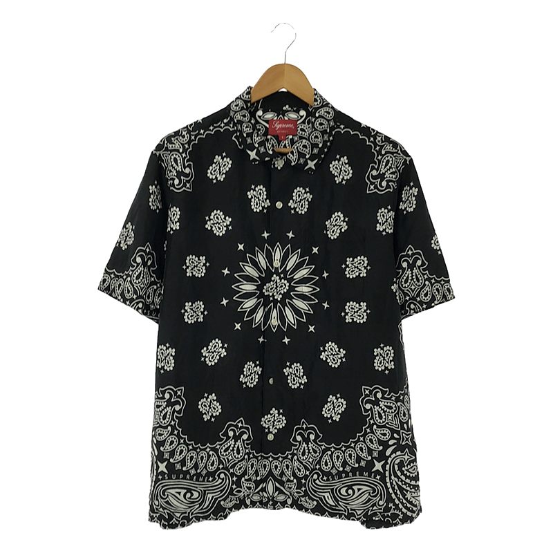 Bandana Silk S/S Shirt / バンダナ ペイズリー シルク オープンカラー シャツ