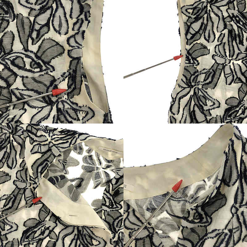 HOUSE OF LOTUS / ハウスオブロータス カットジャカードワンピース