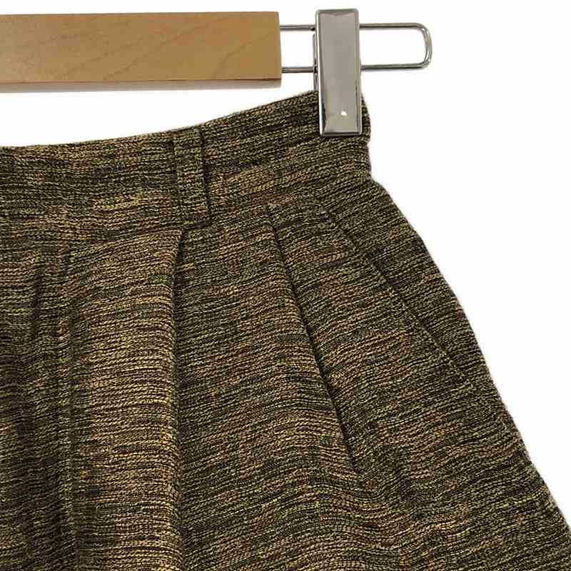 CLANE / クラネ LAYER TWEED H/W SHORT PANTS / レイヤーツイード ショートパンツ /総裏地
