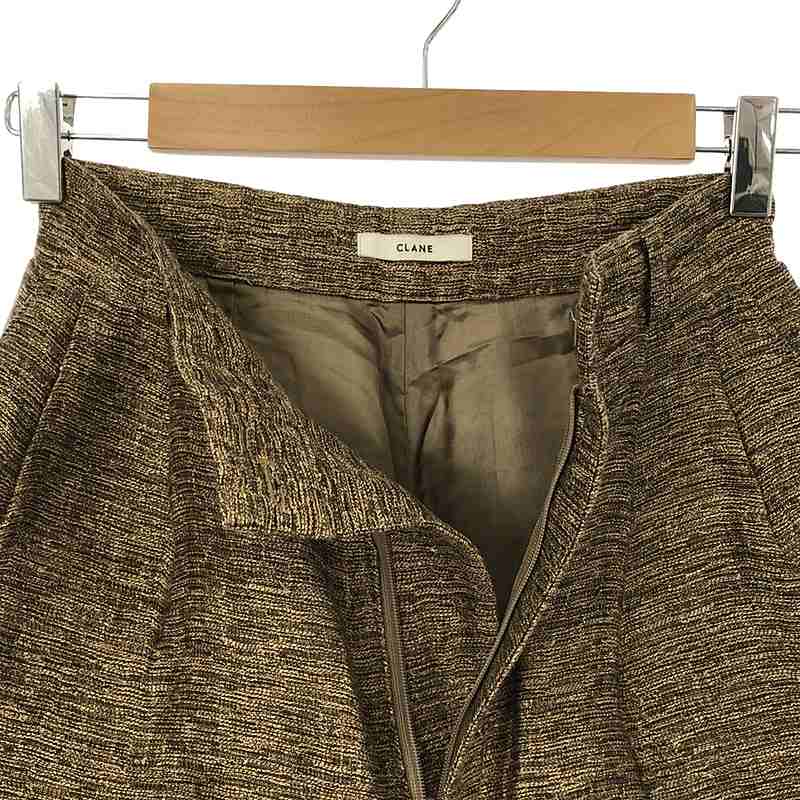CLANE / クラネ LAYER TWEED H/W SHORT PANTS / レイヤーツイード ショートパンツ /総裏地