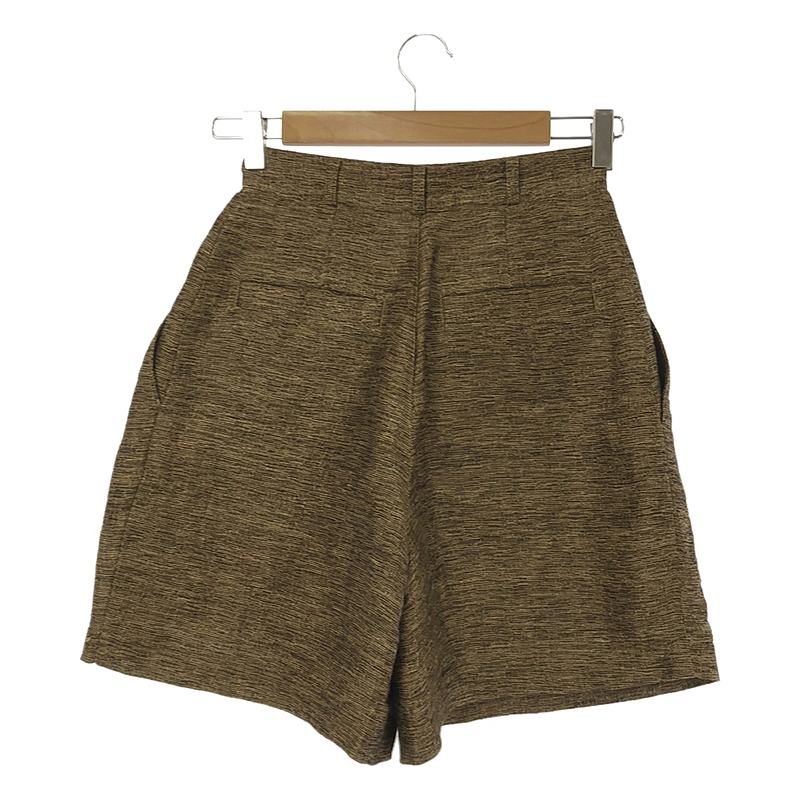 CLANE / クラネ LAYER TWEED H/W SHORT PANTS / レイヤーツイード ショートパンツ /総裏地