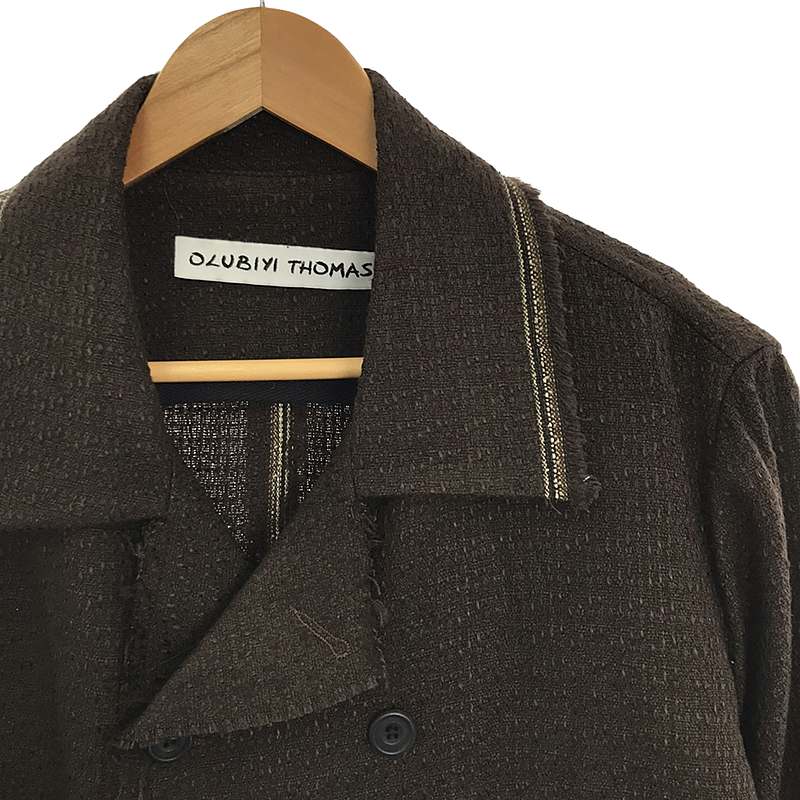 OLUBIYI THOMAS / オルヴィトーマス double breasted work jacket ウールポリエステル ダブルブレスト ワークジャケット