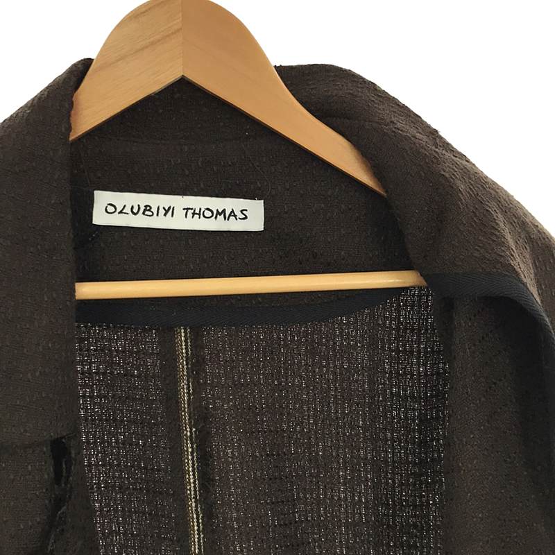 OLUBIYI THOMAS / オルヴィトーマス double breasted work jacket ウールポリエステル ダブルブレスト ワークジャケット