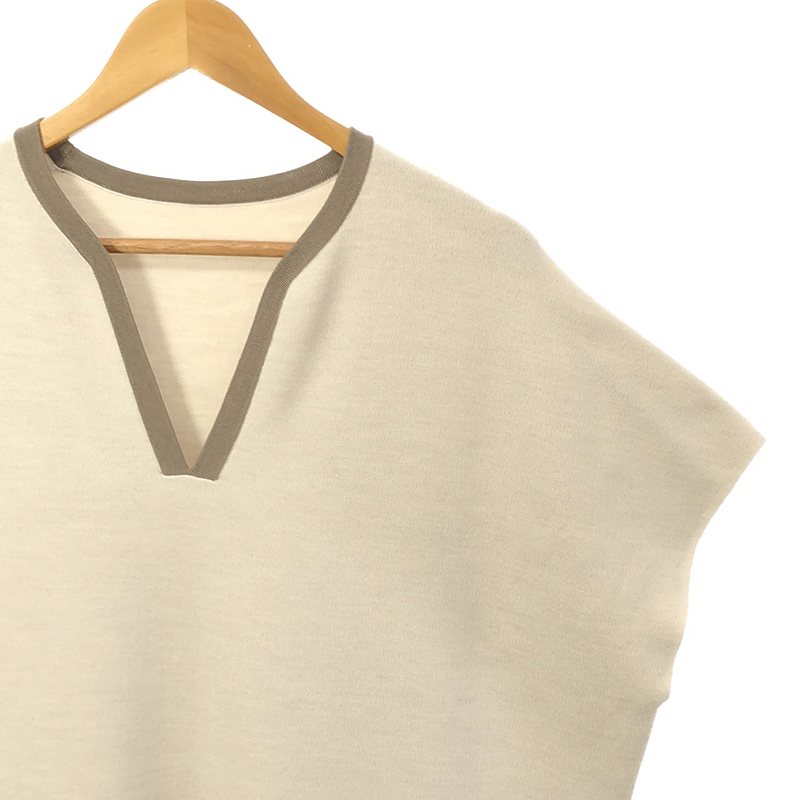 DES PRES / デプレ Vネックオーバーニットワンピース