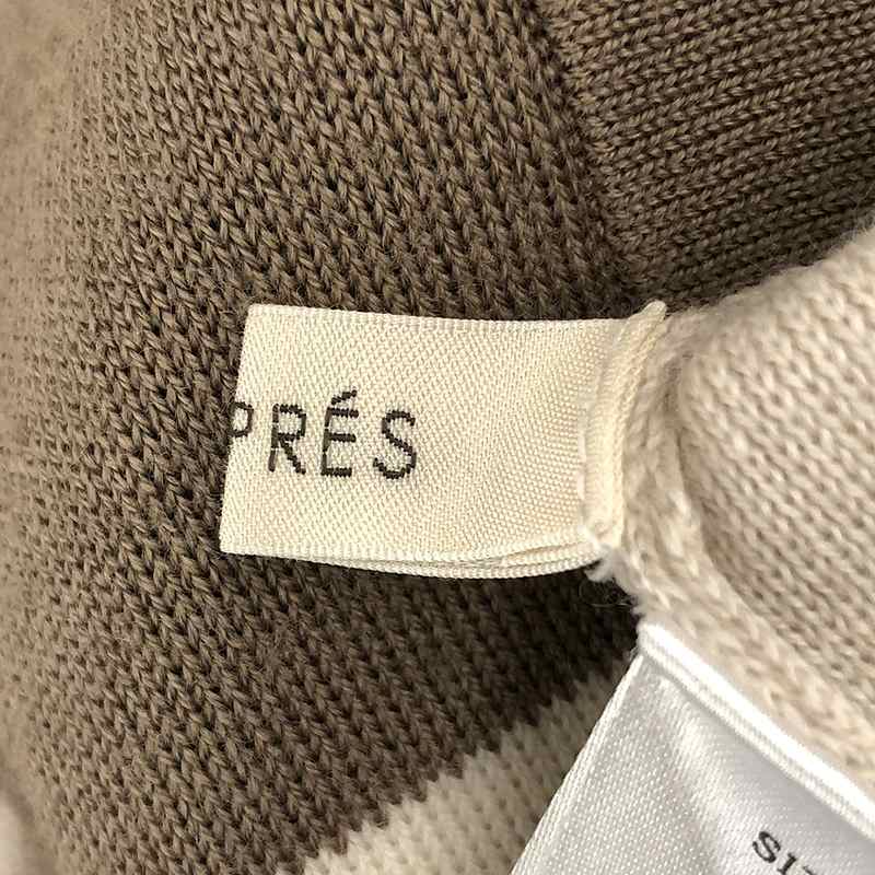 DES PRES / デプレ Vネックオーバーニットワンピース