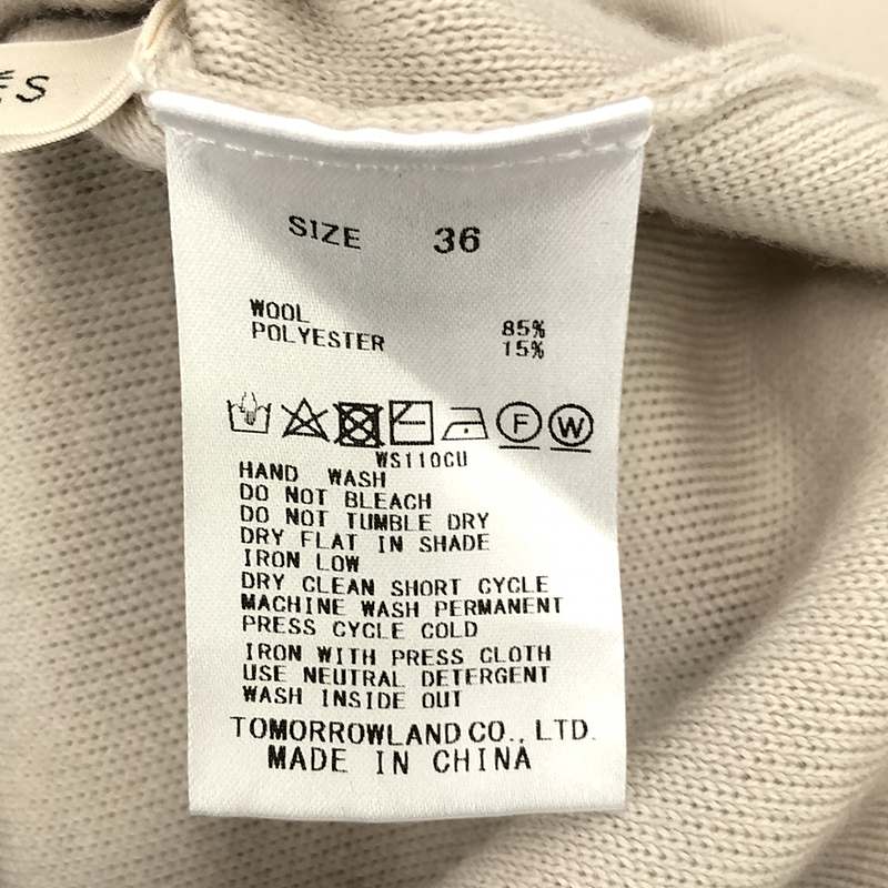 DES PRES / デプレ Vネックオーバーニットワンピース