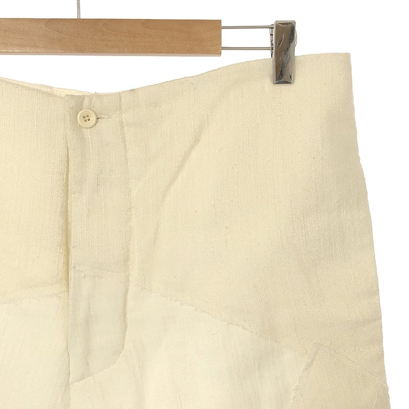 OLUBIYI THOMAS / オルヴィトーマス tapered bow trousers ヴィンテージファブリック パッチワーク テーパードパンツ