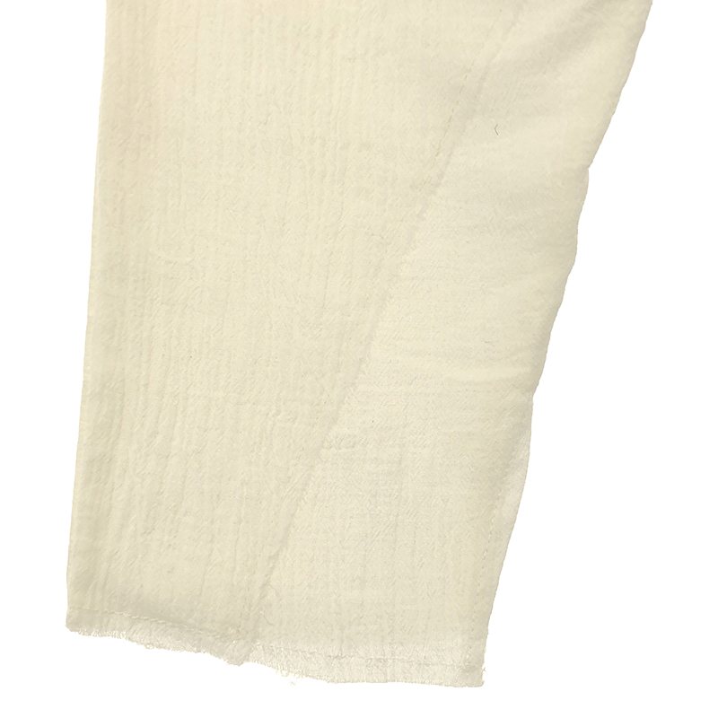 OLUBIYI THOMAS / オルヴィトーマス tapered bow trousers ヴィンテージファブリック パッチワーク テーパードパンツ