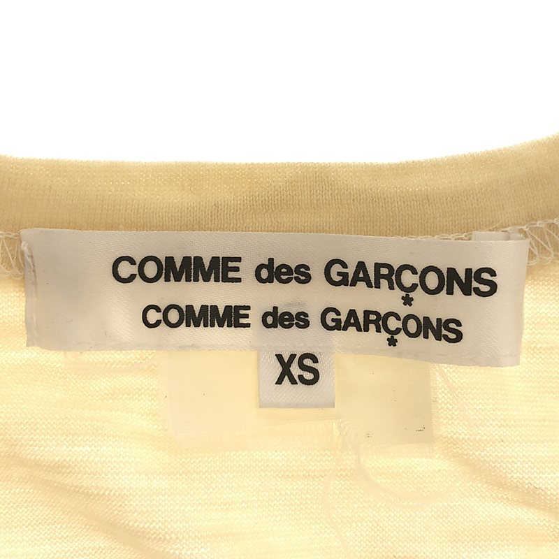 COMME des GARCONS COMME des GARCONS / コムコム チュールテープ ドッキング カットソー