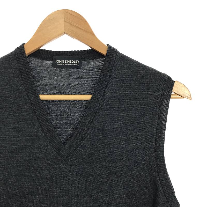 JOHN SMEDLEY / ジョンスメドレー メリノウール ニット ベスト プルオーバー