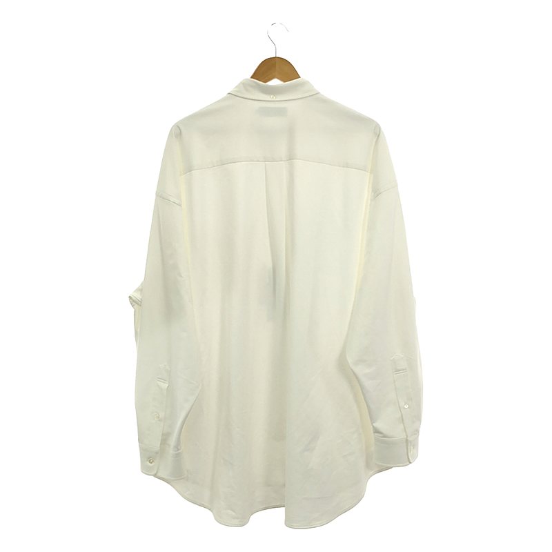 Graphpaper / グラフペーパー Oxford Pique Jersey L/S Oversized B.D Shirt / ジャージー オーバーサイズ シャツ