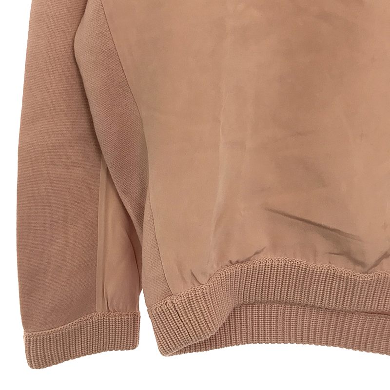 Chloe / クロエ 異素材 切替 リブ ニット プルオーバー