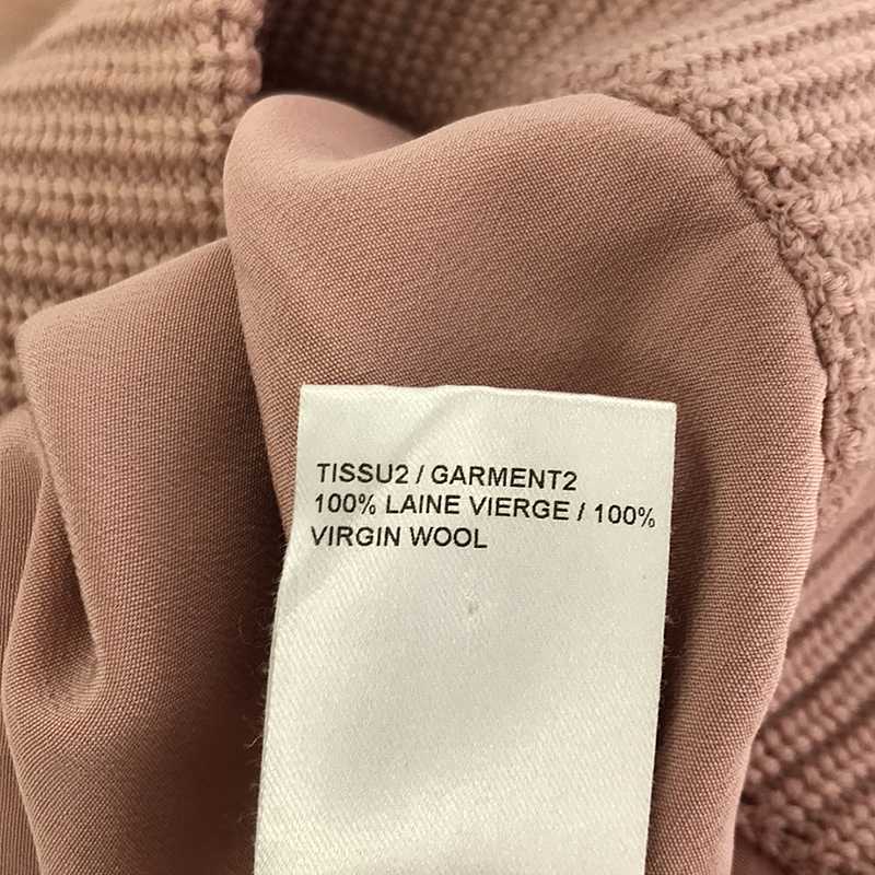 Chloe / クロエ 異素材 切替 リブ ニット プルオーバー