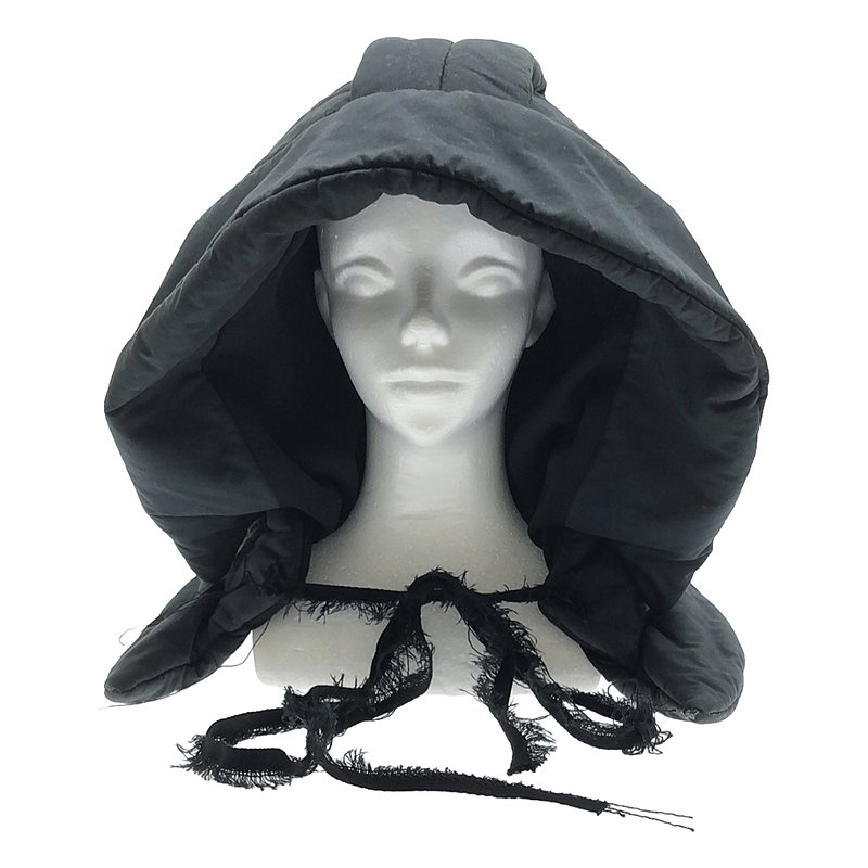 OLUBIYI THOMAS / オルヴィトーマス hand quilted reversible detachable hood キルティング フードマフラー