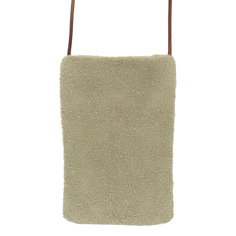 OLUBIYI THOMAS / オルヴィトーマス pouch スエード コットン 切替 ミニポーチ ショルダーバッグ