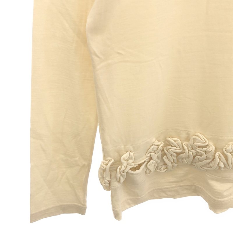 COMME des GARCONS COMME des GARCONS / コムコム アシンメトリーカットオフ ロングスリーブTシャツ