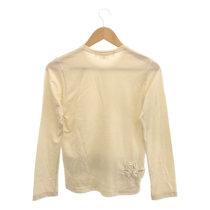 COMME des GARCONS COMME des GARCONS / コムコム アシンメトリーカットオフ ロングスリーブTシャツ