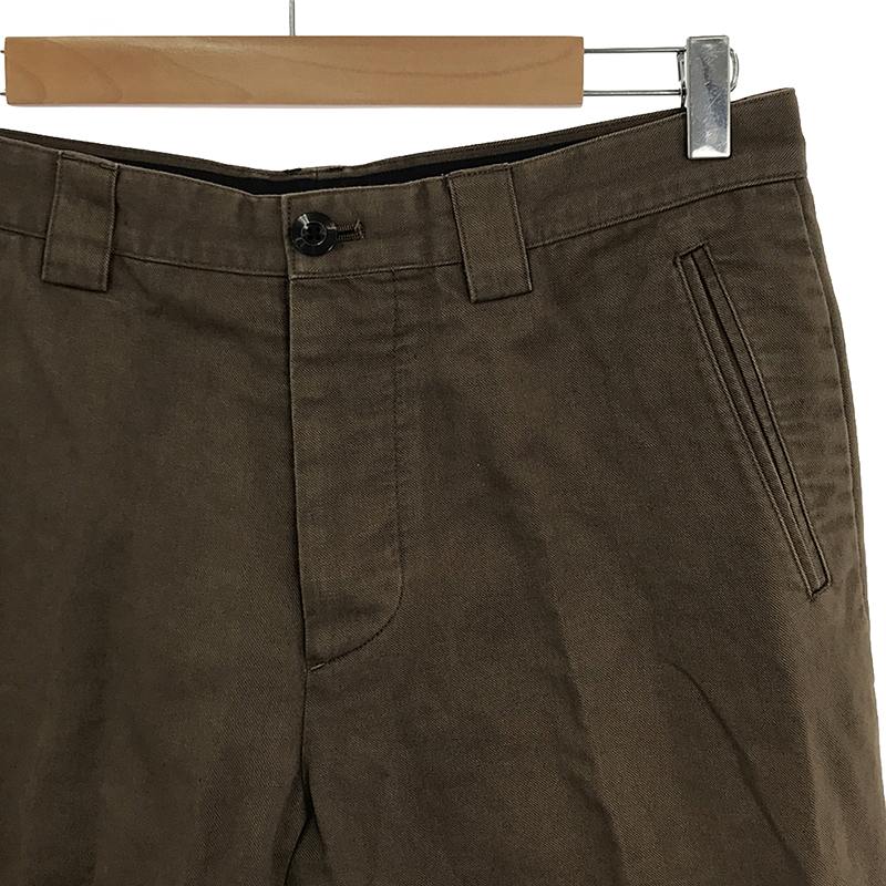 MARGARET HOWELL / マーガレットハウエル コットン リネン ツイル ストレートパンツ