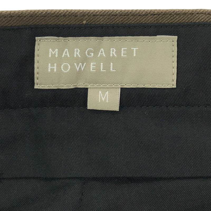 MARGARET HOWELL / マーガレットハウエル コットン リネン ツイル ストレートパンツ