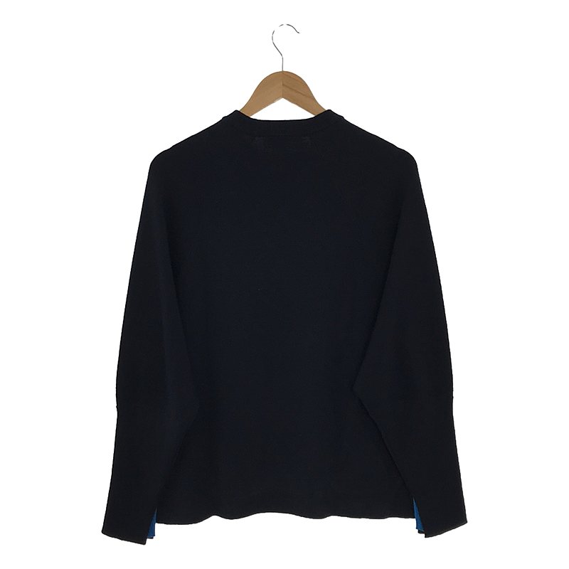 ENFOLD / エンフォルド CASH TOUCH レイヤーカフプルオーバーニット