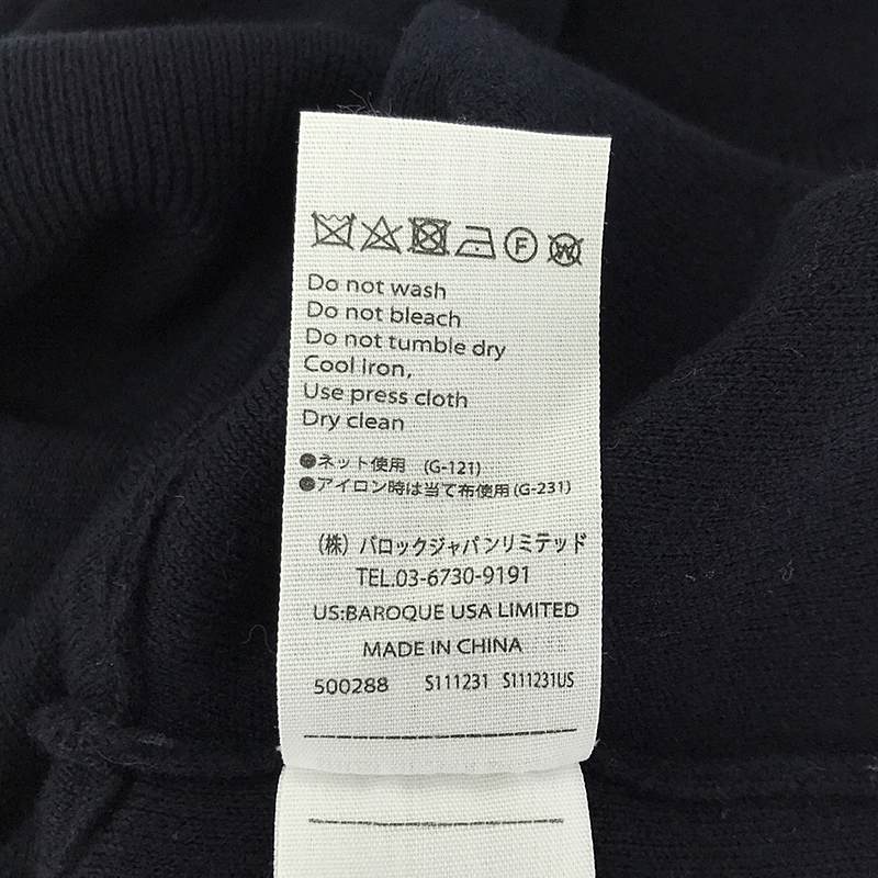 ENFOLD / エンフォルド CASH TOUCH レイヤーカフプルオーバーニット