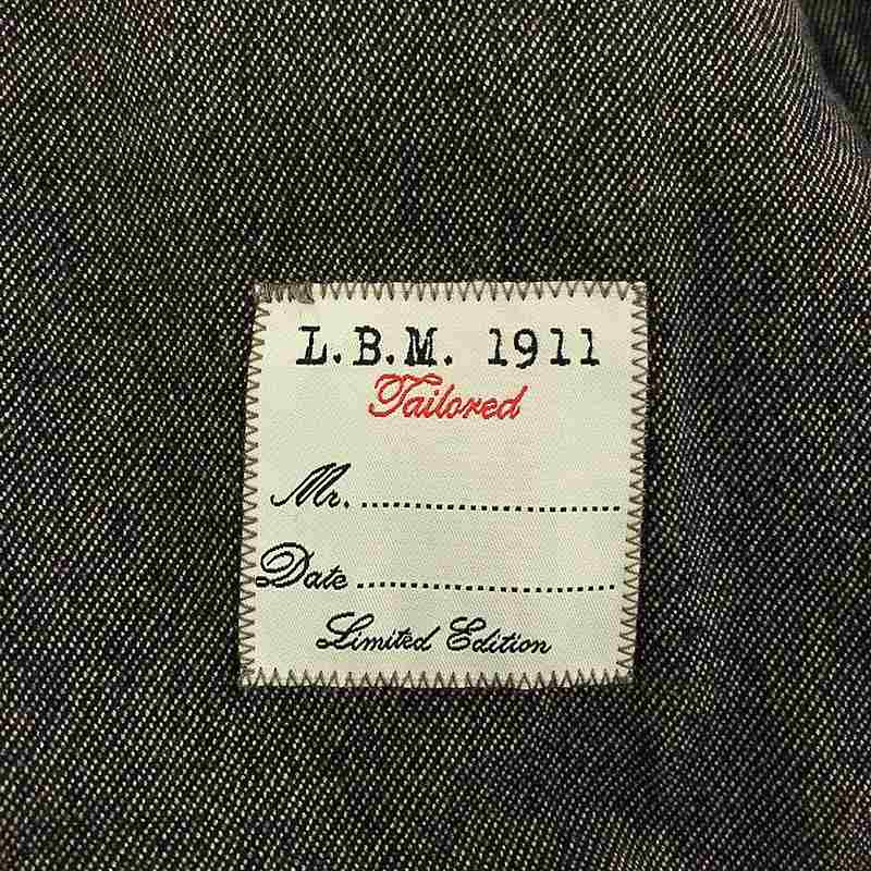 L.B.M.1911 / エルビーエム1911 SLIM FIT コットン ウール 2B テーラードジャケット