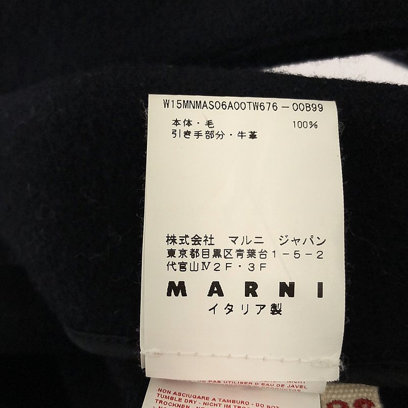 MARNI / マルニ ウール ハイネックポンチョ ジャケット