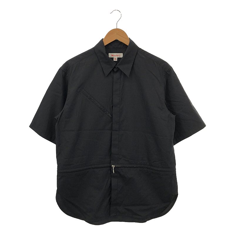 SEPARATE SHORT SLEEVE SHIRT / ジップ オーバーシャツ