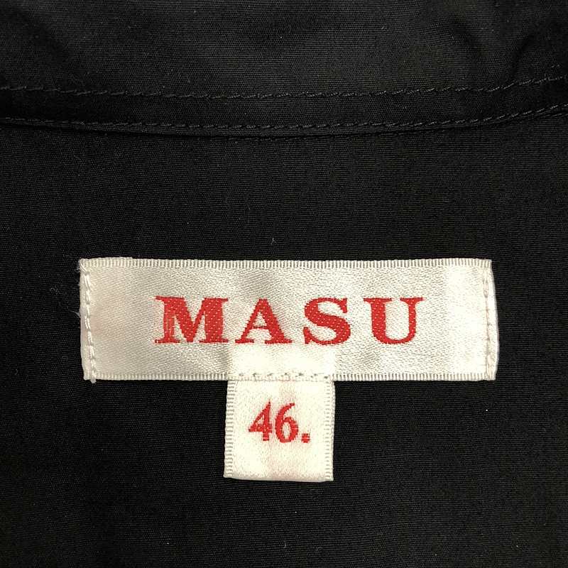 MASU / エムエーエスユー SEPARATE SHORT SLEEVE SHIRT / ジップ オーバーシャツ