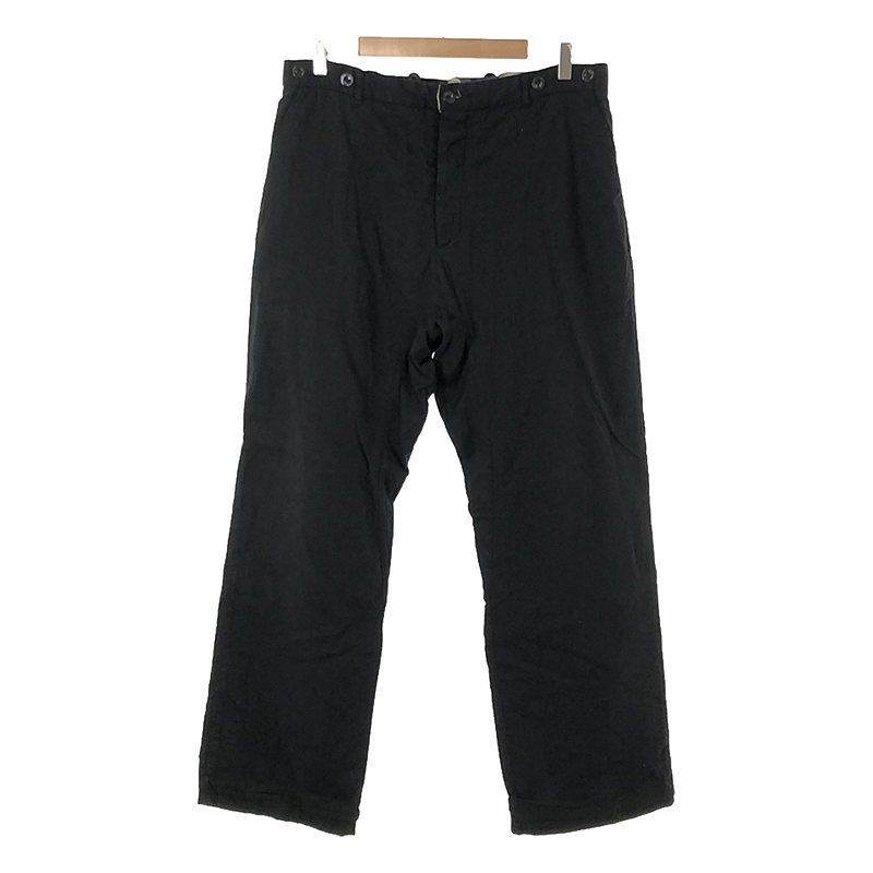 FARMERS TROUSERS リネン コットン ファーマーズ トラウザー ストレートパンツ