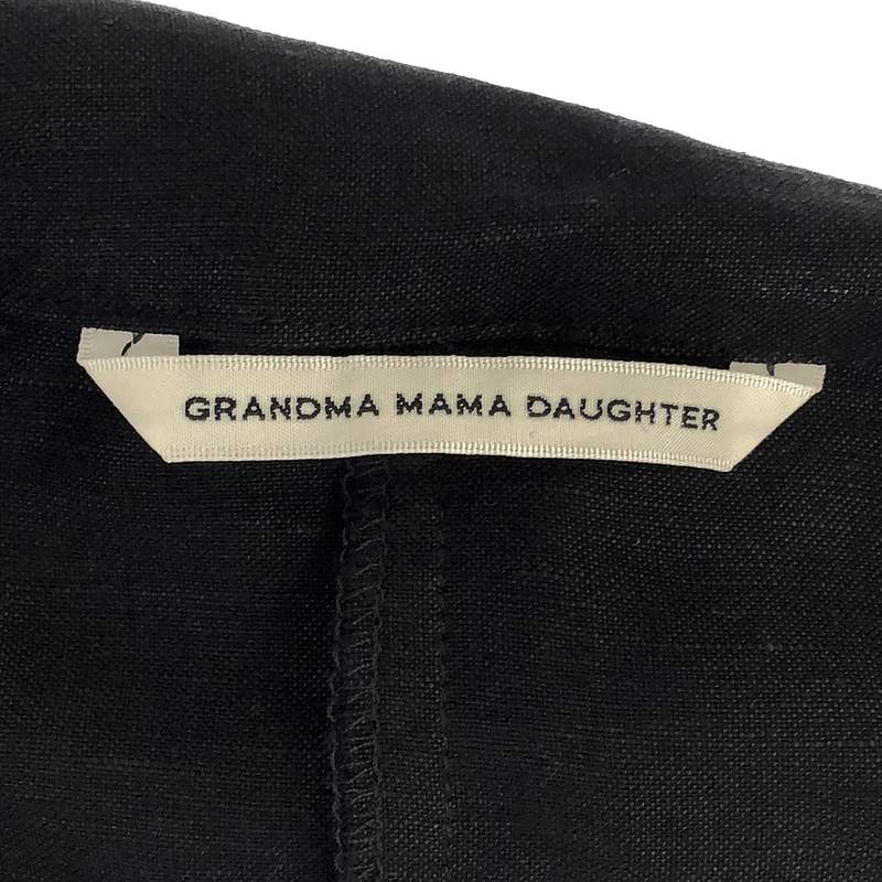 grandma MAMA daughter / グランマママドーター リネンセーラーカラードレス
