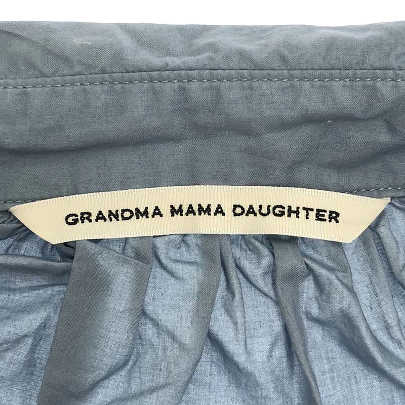 grandma MAMA daughter / グランマママドーター コットンハーフスリーブシャツ