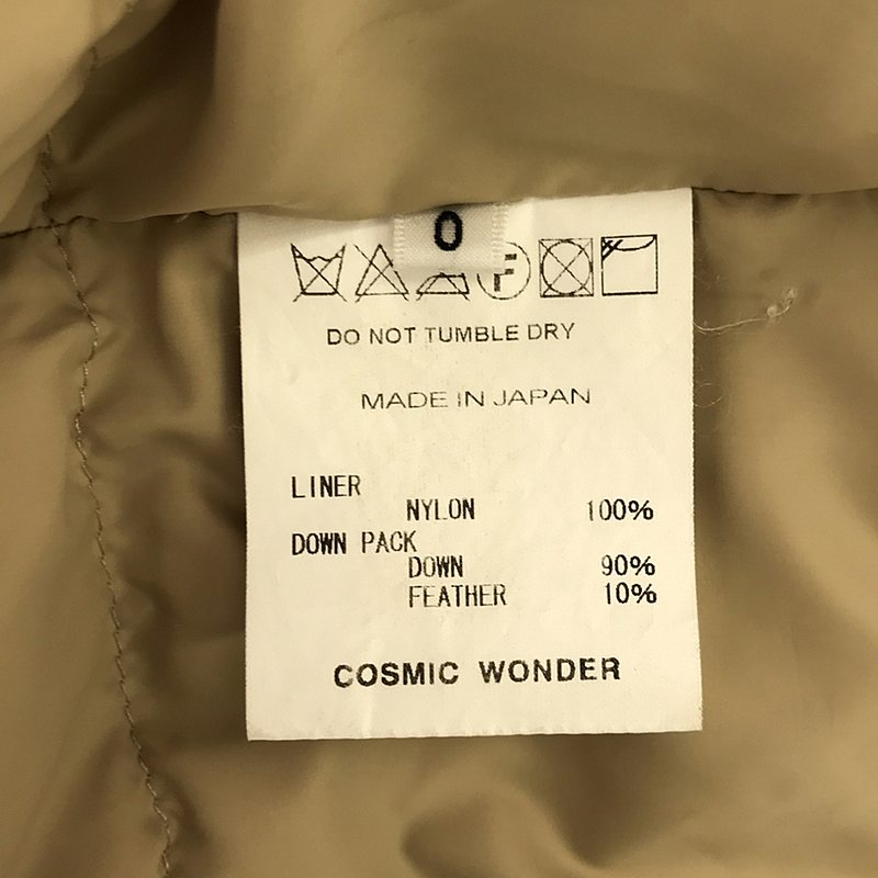 COSMIC WONDER / コズミックワンダー light source コットンロングコート