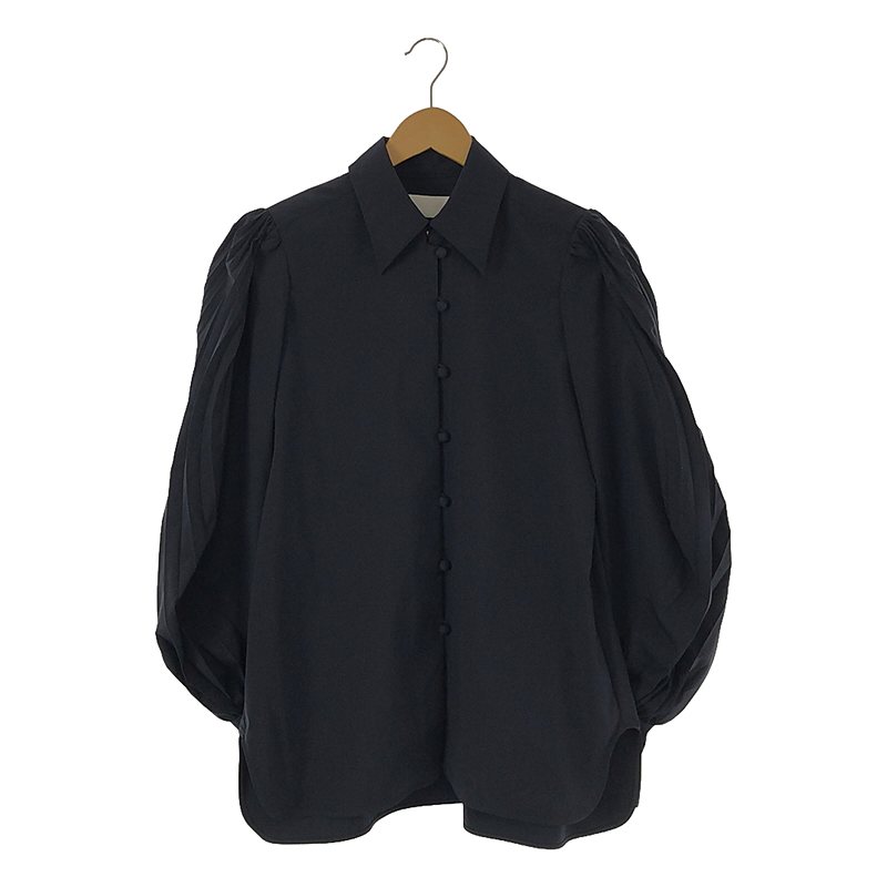 Curved Pleated Shirt シャツ